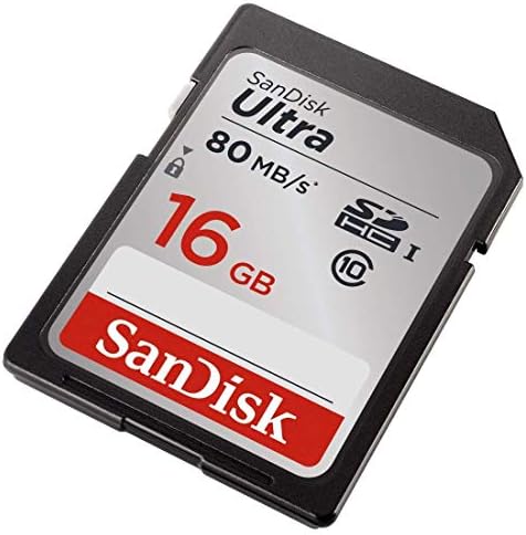 כרטיס זיכרון של סנדיסק אולטרה 16 ג ' יגה-בייט 10 עד 80 מגהבייט / שניות-סדדון-008 גרם-ג46 [הגרסה החדשה